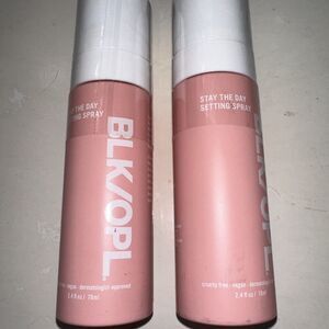 Lot Of 2 Pks BLK/OPL Stay The Day Setting  Spray 2.4oz  Sealed
